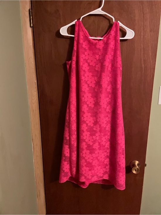 Nine West Dresses & Skirts - Nine West Hot Pink Textured Dress